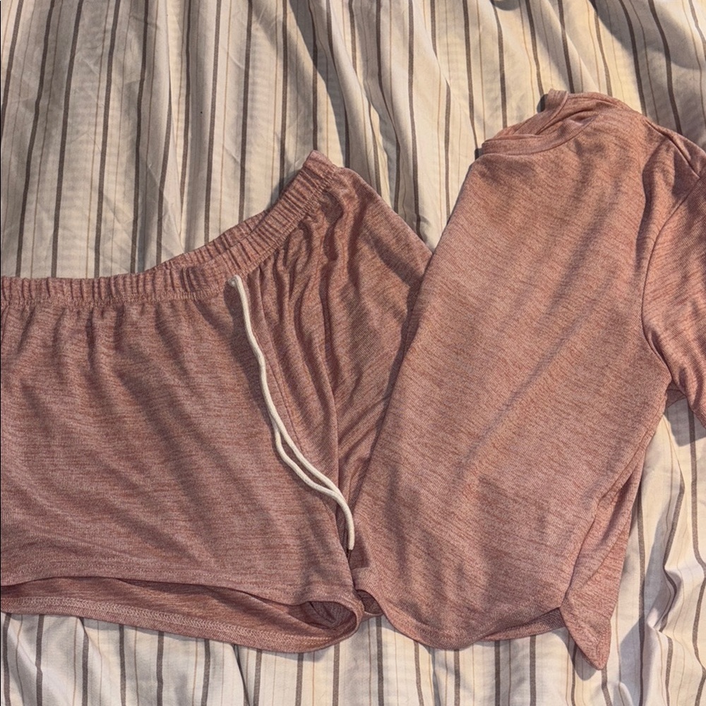 Women's Pink Loungewear Set